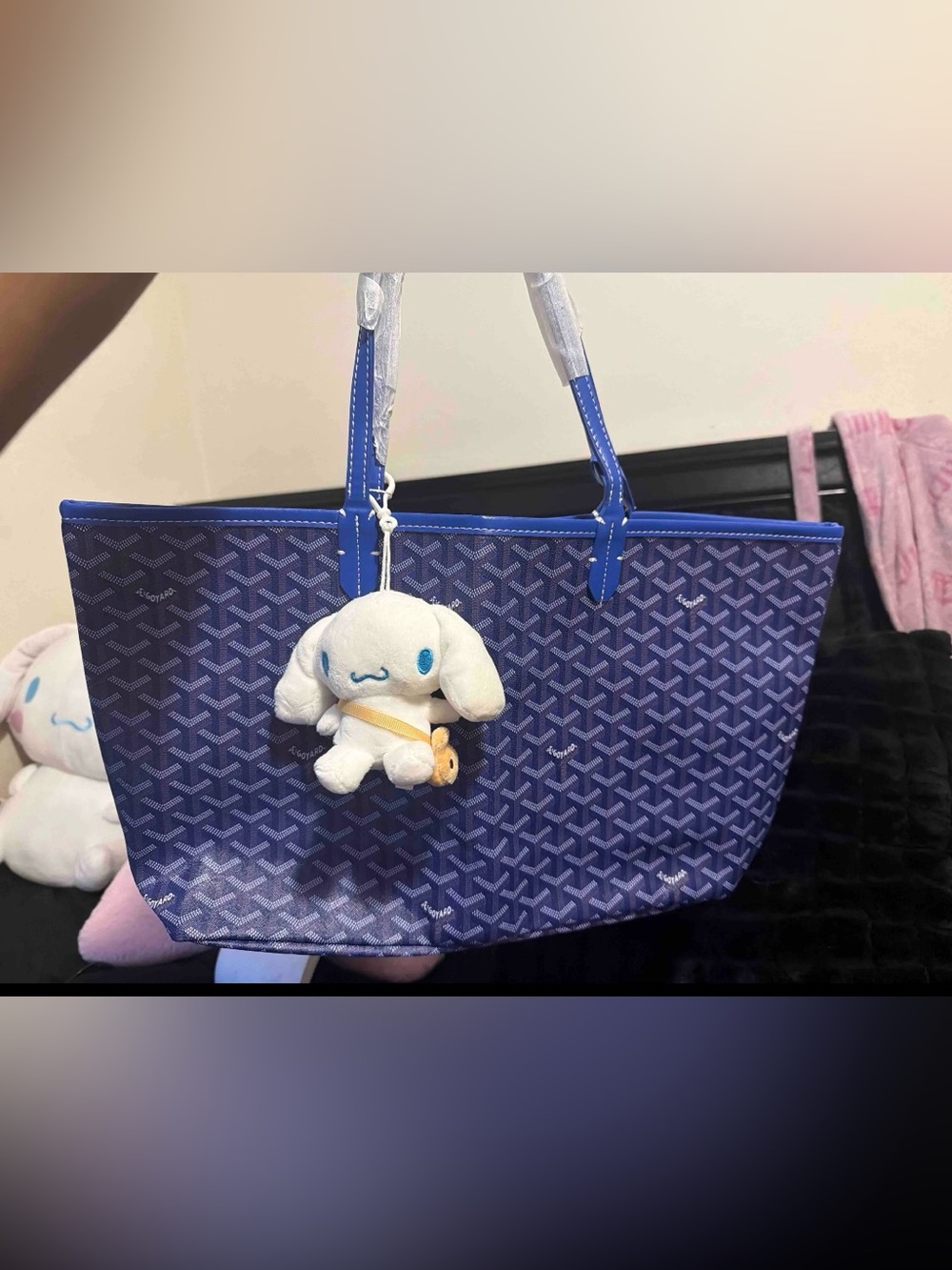 Goyard Blue Tote Bag/pouch